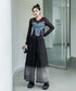 Gradient Contrast Color Denim